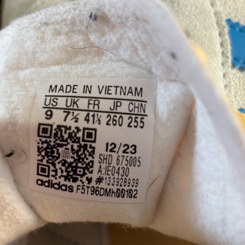 Adidas Gazelle Bold Almost Blue Yellow (Women's) - Picture 5 of 11